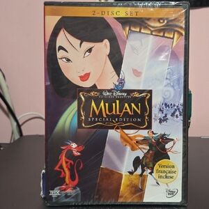 #70 - Disney Mulan Special Edition DVD - Animated Classic New In Sealed Plastic